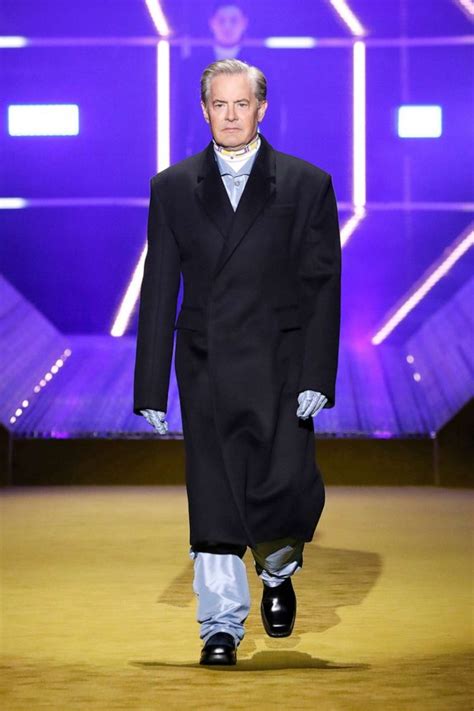 Watch Jeff Goldblum and Kyle Maclachlan walk in Prada fashion 